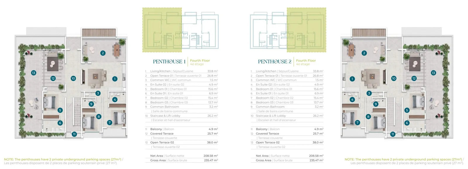 Suncoast plan sheet for this residence’s published type and position.