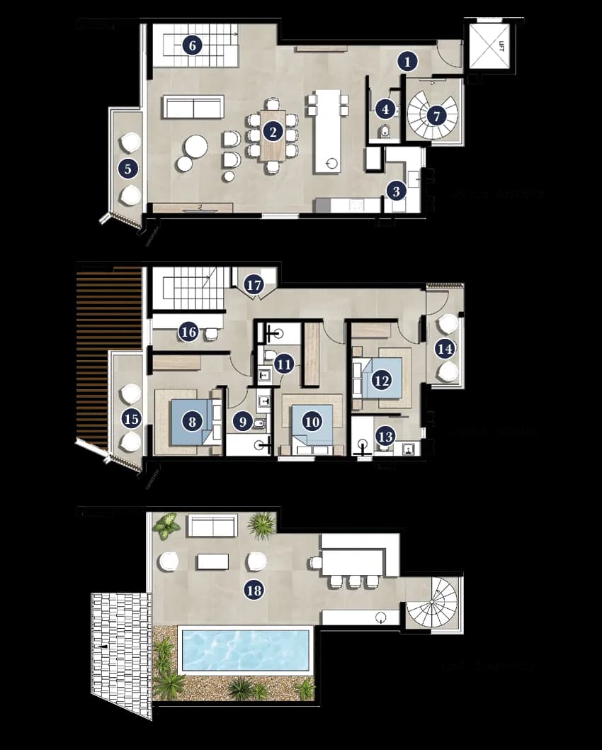 3-Bedroom Penthouse Block 3
