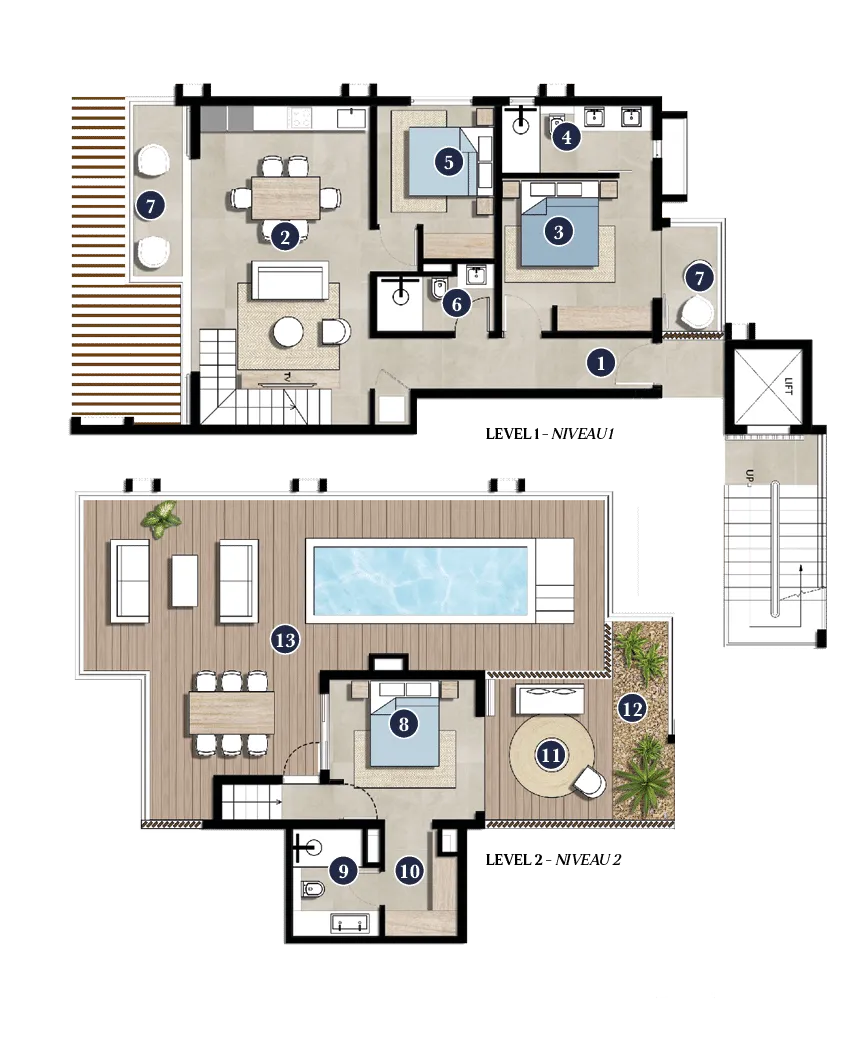 3-Bedroom Penthouse Blocks 2 & 6